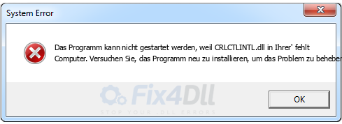 CRLCTLINTL.dll fehlt