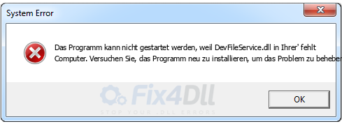 DevFileService.dll fehlt