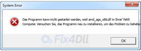 amd_ags_x86.dll fehlt