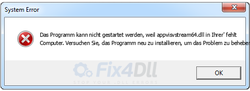 appvisvstream64.dll fehlt