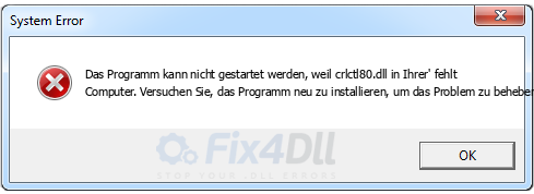 crlctl80.dll fehlt