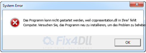 crppresentation.dll fehlt