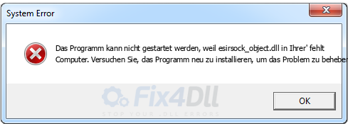 esirsock_object.dll fehlt