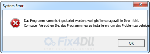 gfxfilemanager.dll fehlt