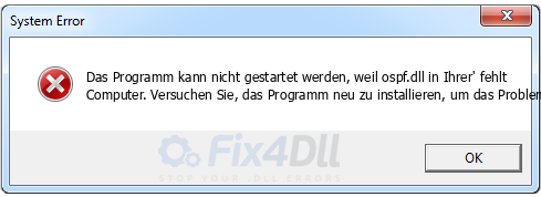 ospf.dll fehlt