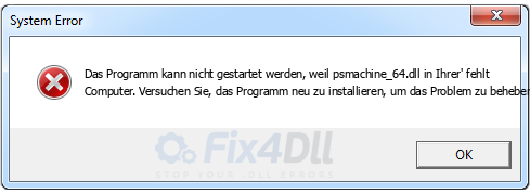 psmachine_64.dll fehlt