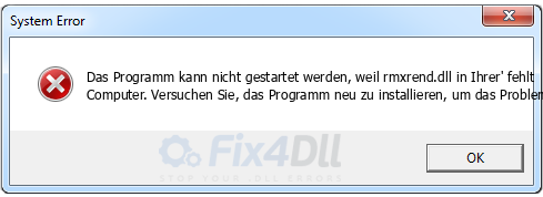 rmxrend.dll fehlt