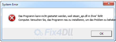 steam_api.dll fehlt