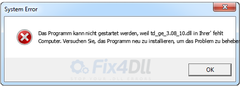 td_ge_3.08_10.dll fehlt